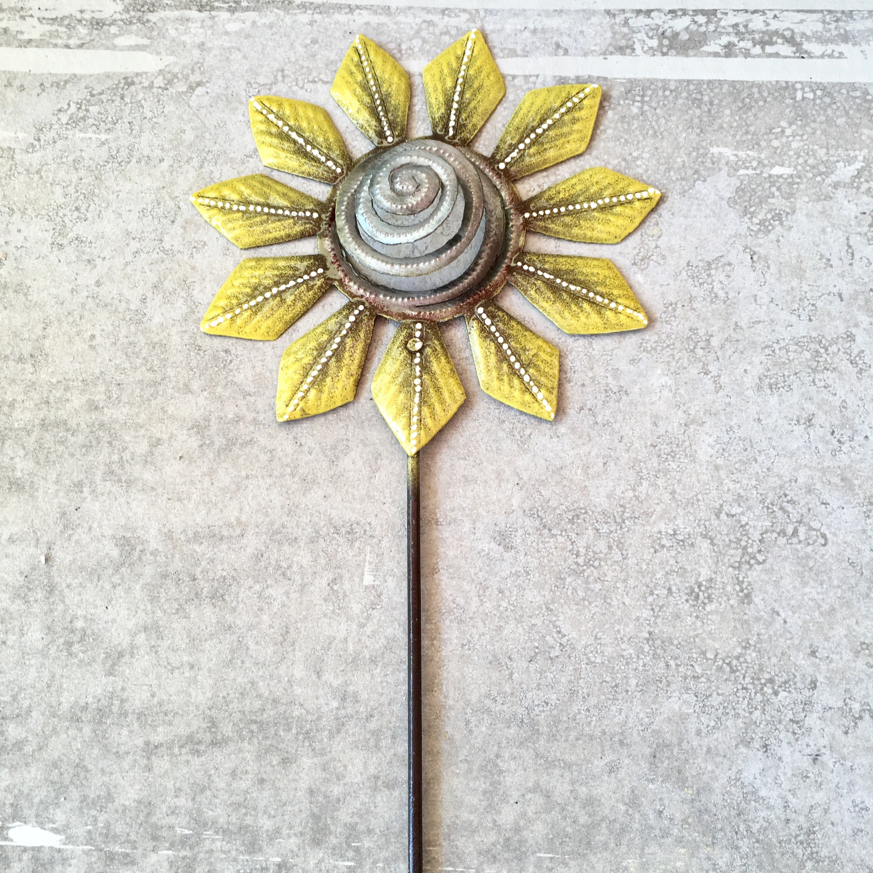 Sunflower Garden Stake