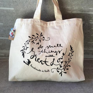 Do Small Things Tote Bag