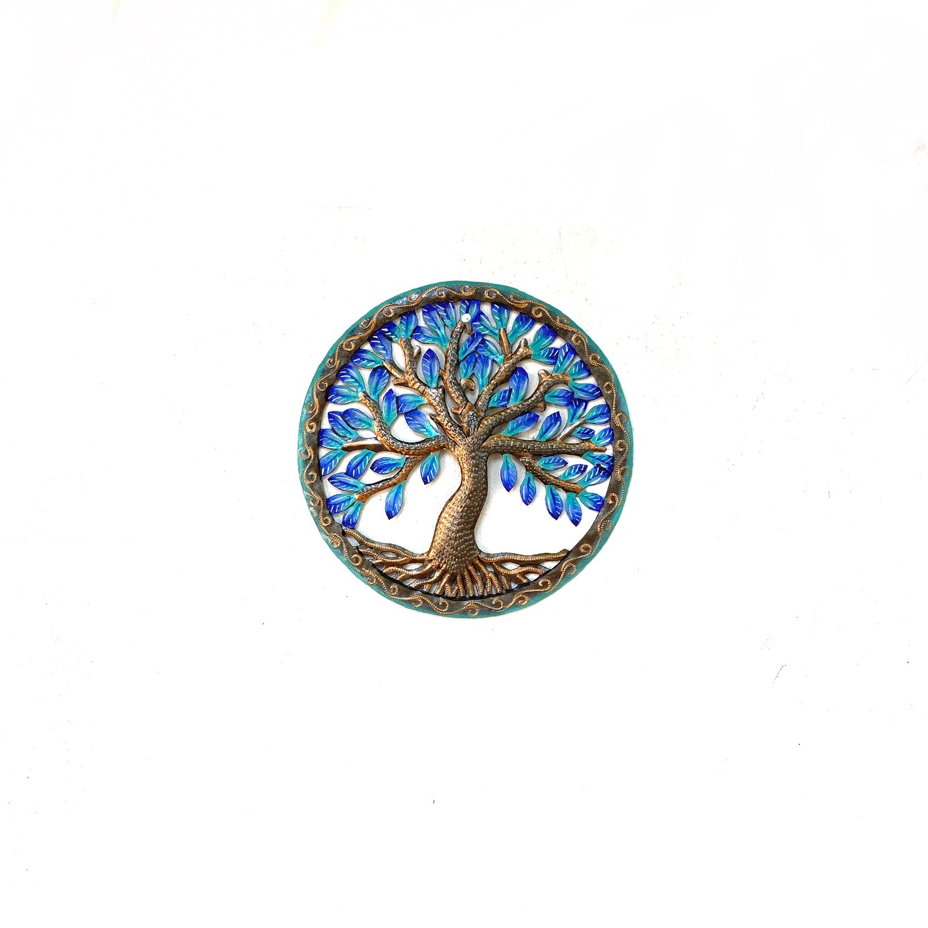 Small Electric Blue Tree of Life #1