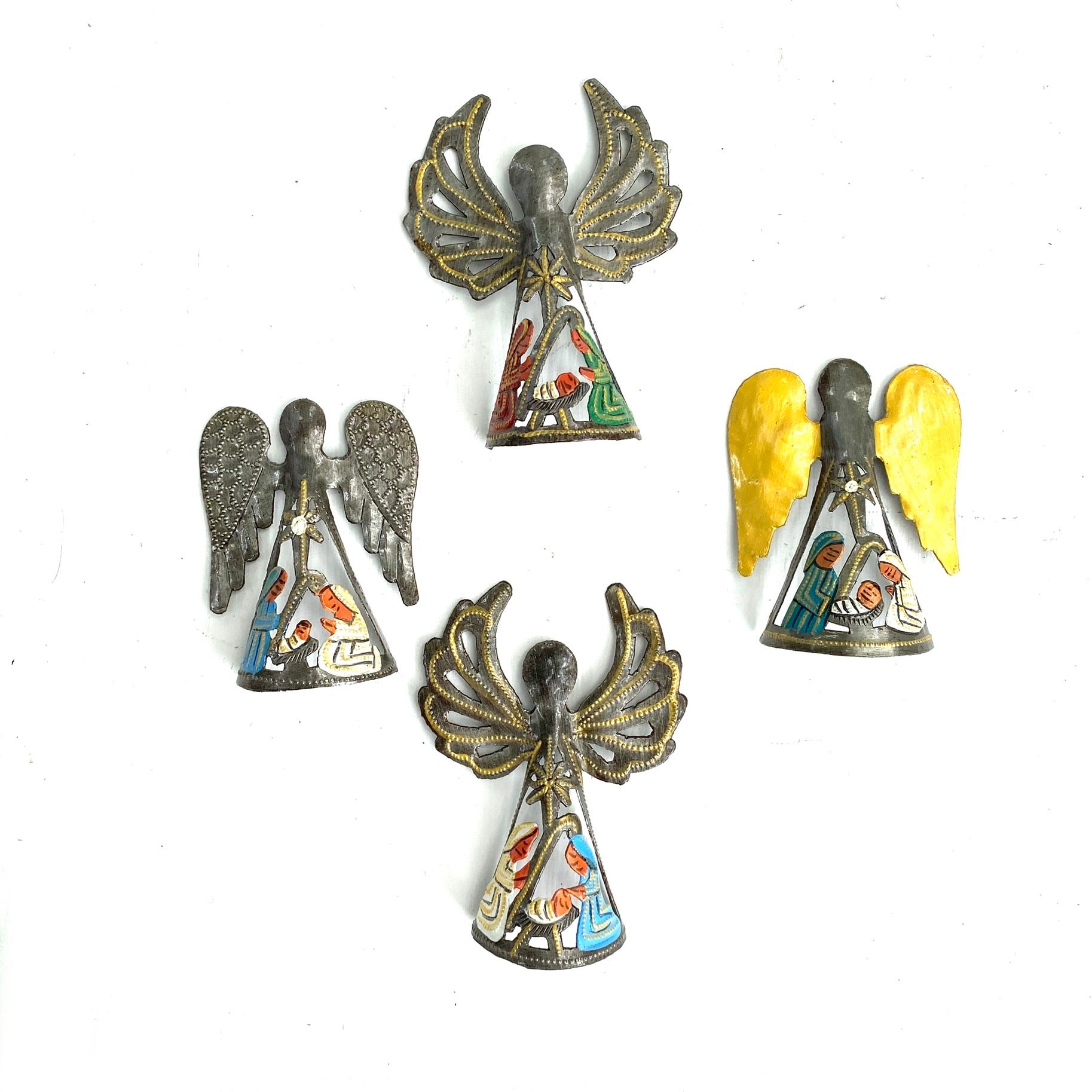 Small Nativity Angels (Set of 4)