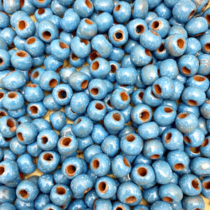 Speckled Blue Beads
