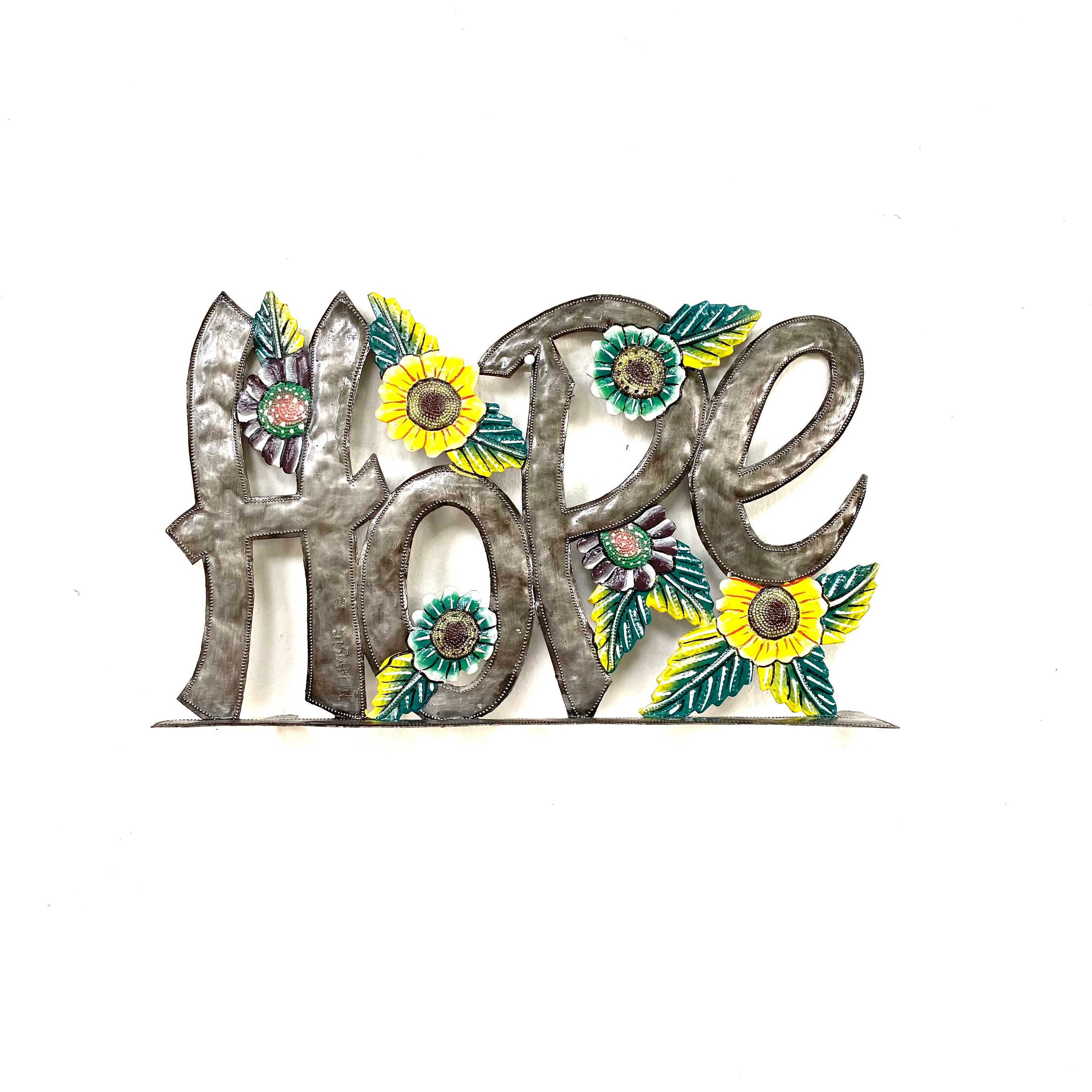 Painted Standing Inspirational Words