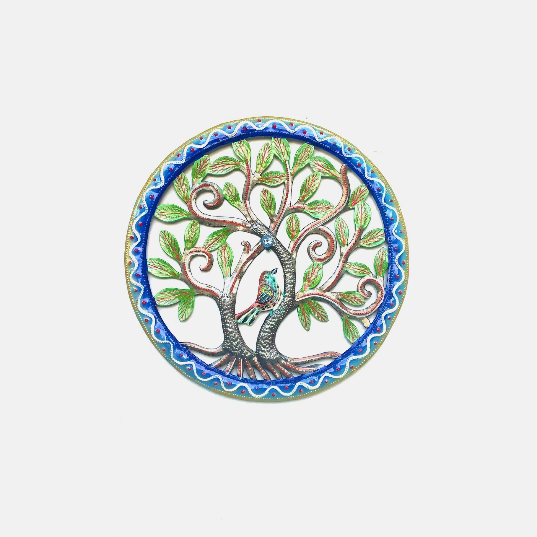 Nesmy Round Colorful Metal Art #2