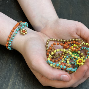 Ceramic Daisy Bracelet