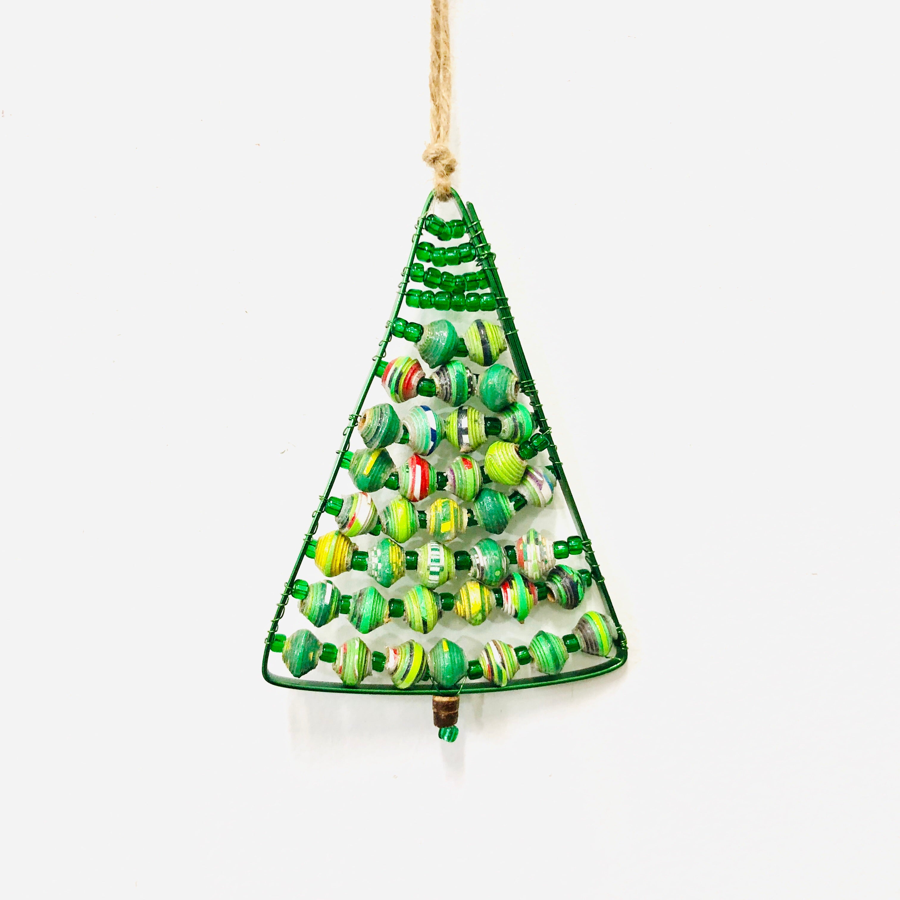 Paper Wire Christmas Tree Ornament – Papillon Wholesale