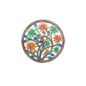 Nesmy Round Colorful Metal Art #1