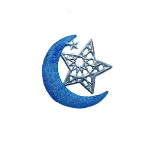 Cireus Glitter Moon and Star