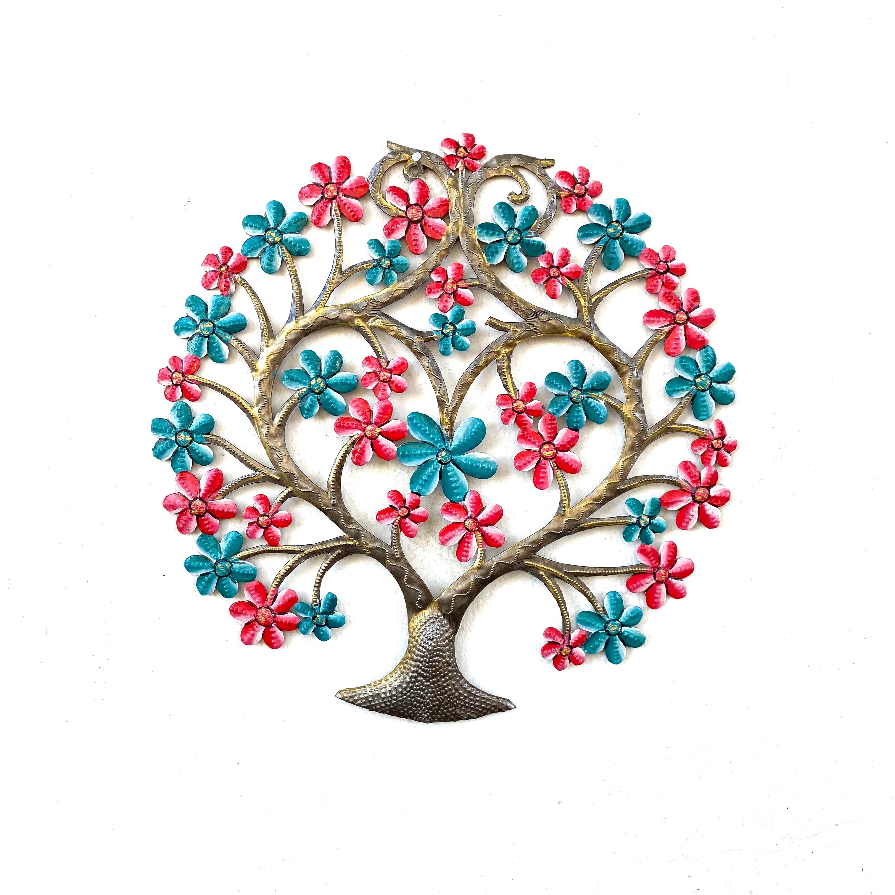 Red and Turquoise Tree