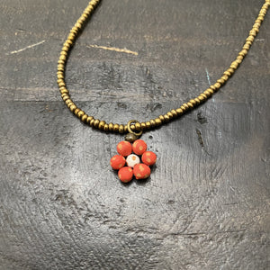 Ceramic Daisy Necklace