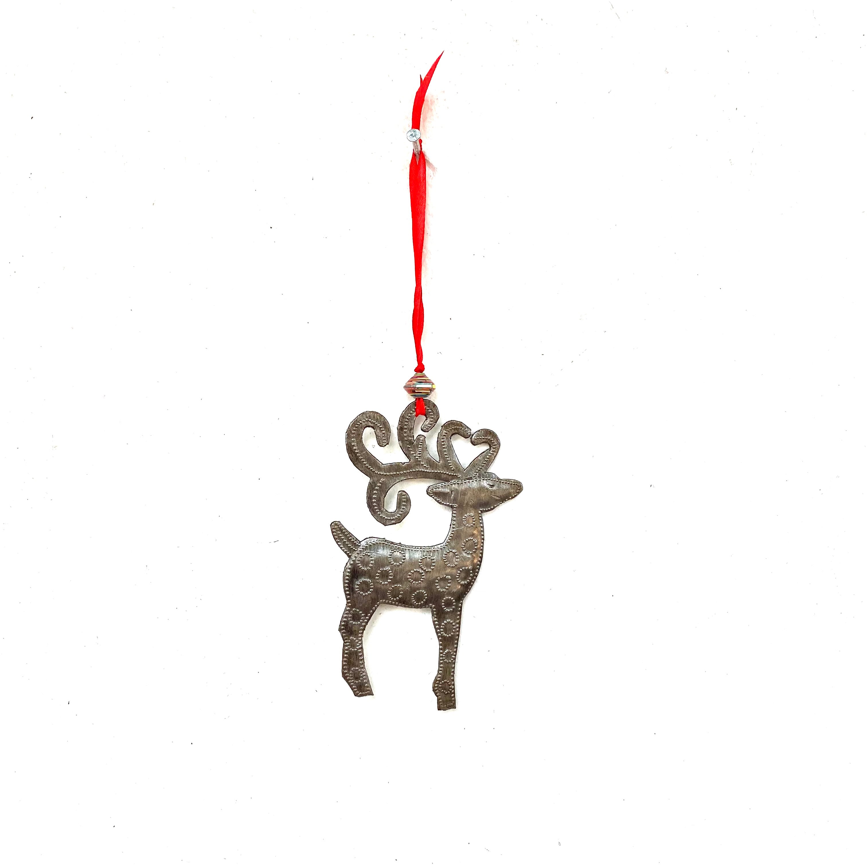 Horned Reindeer Ornament