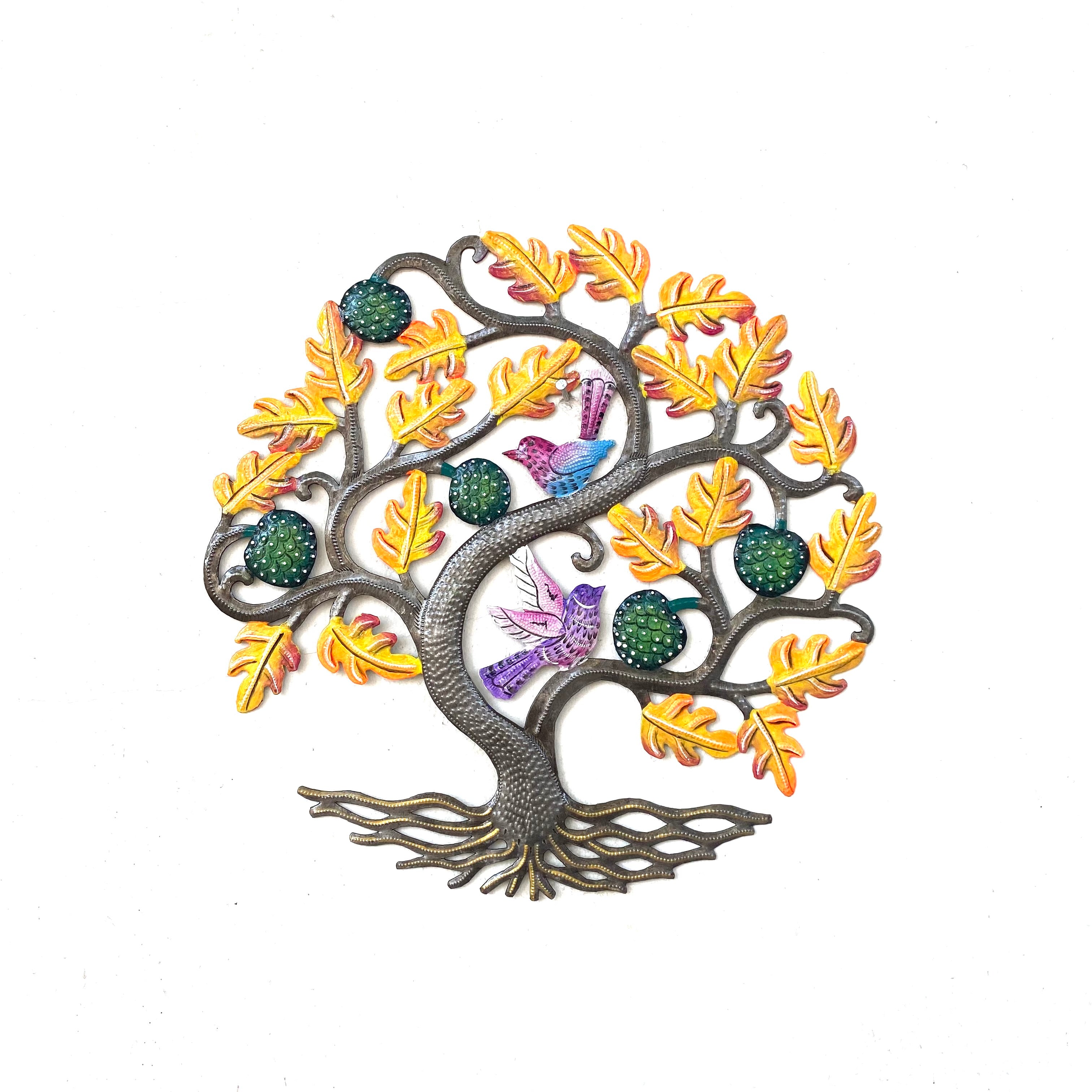 Medium Tree of Life- Orange and Green