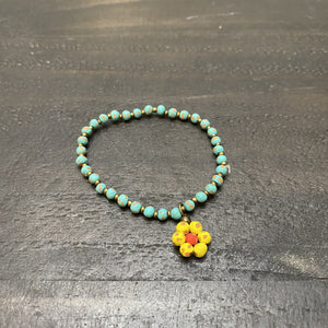 Ceramic Daisy Bracelet