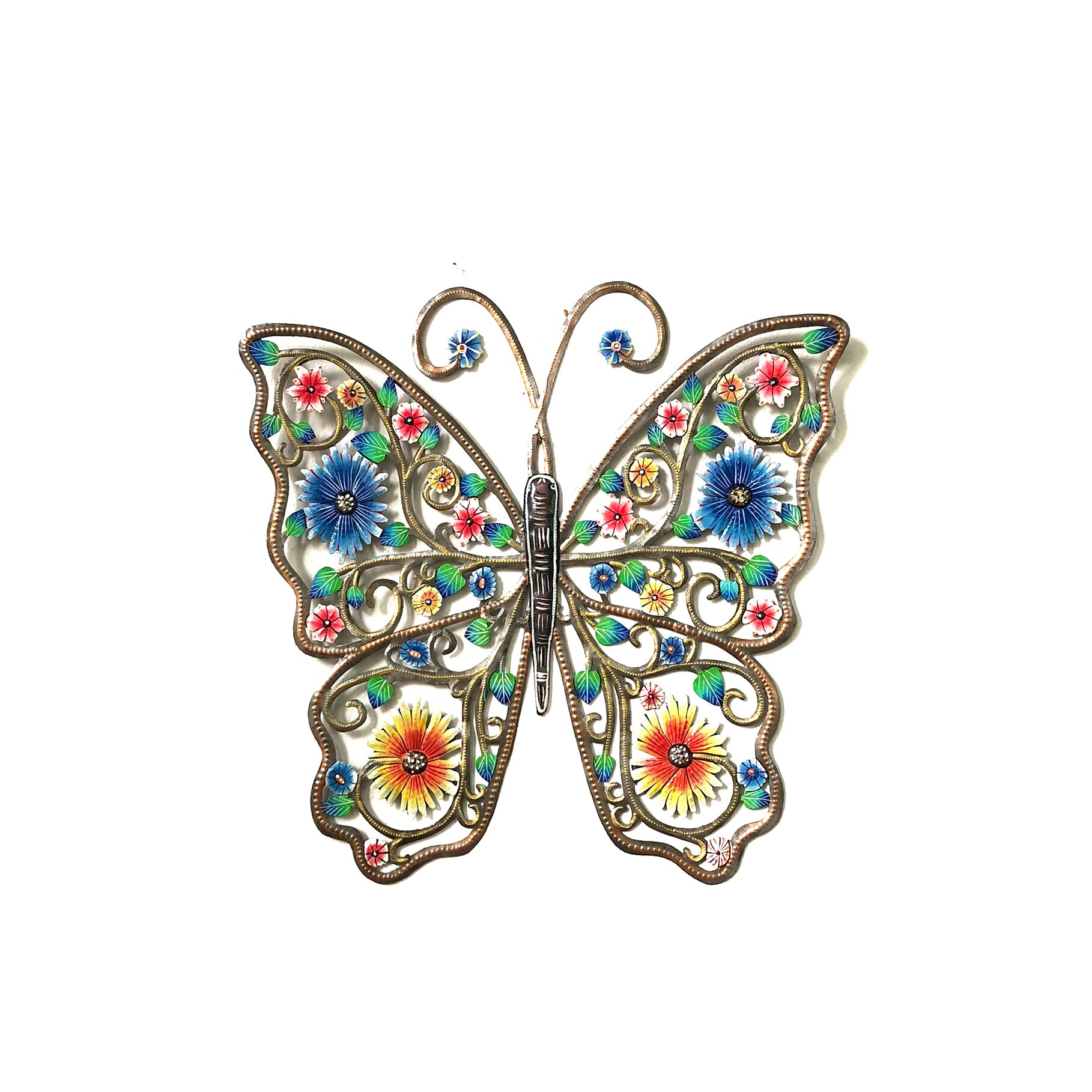 Metal Colorful Butterfly