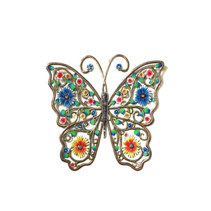 Metal Colorful Butterfly