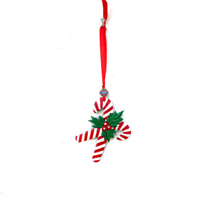 Two Candy Cane Ornament