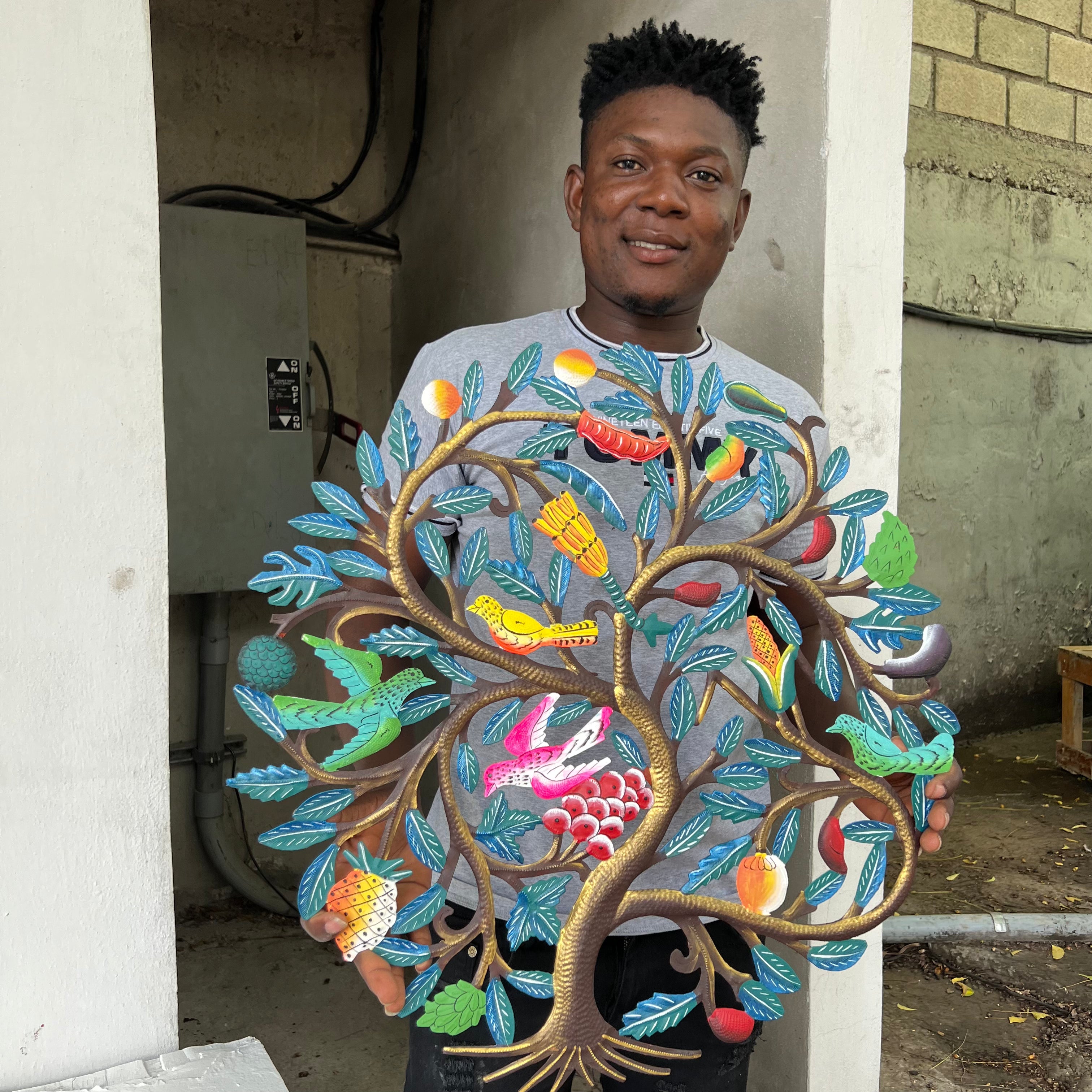 Tree with Birds by Alcidon