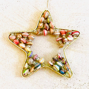 Paper Wire Star Ornament