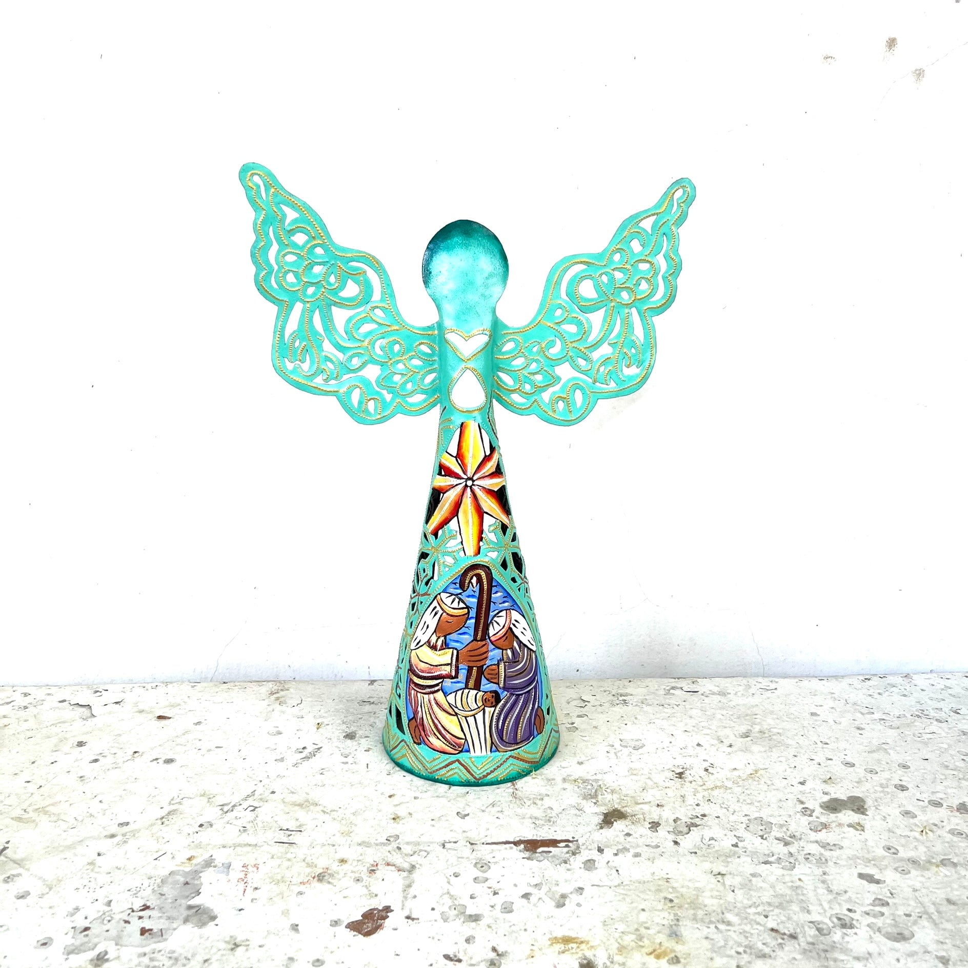 Lucson Painted Nativity Angel