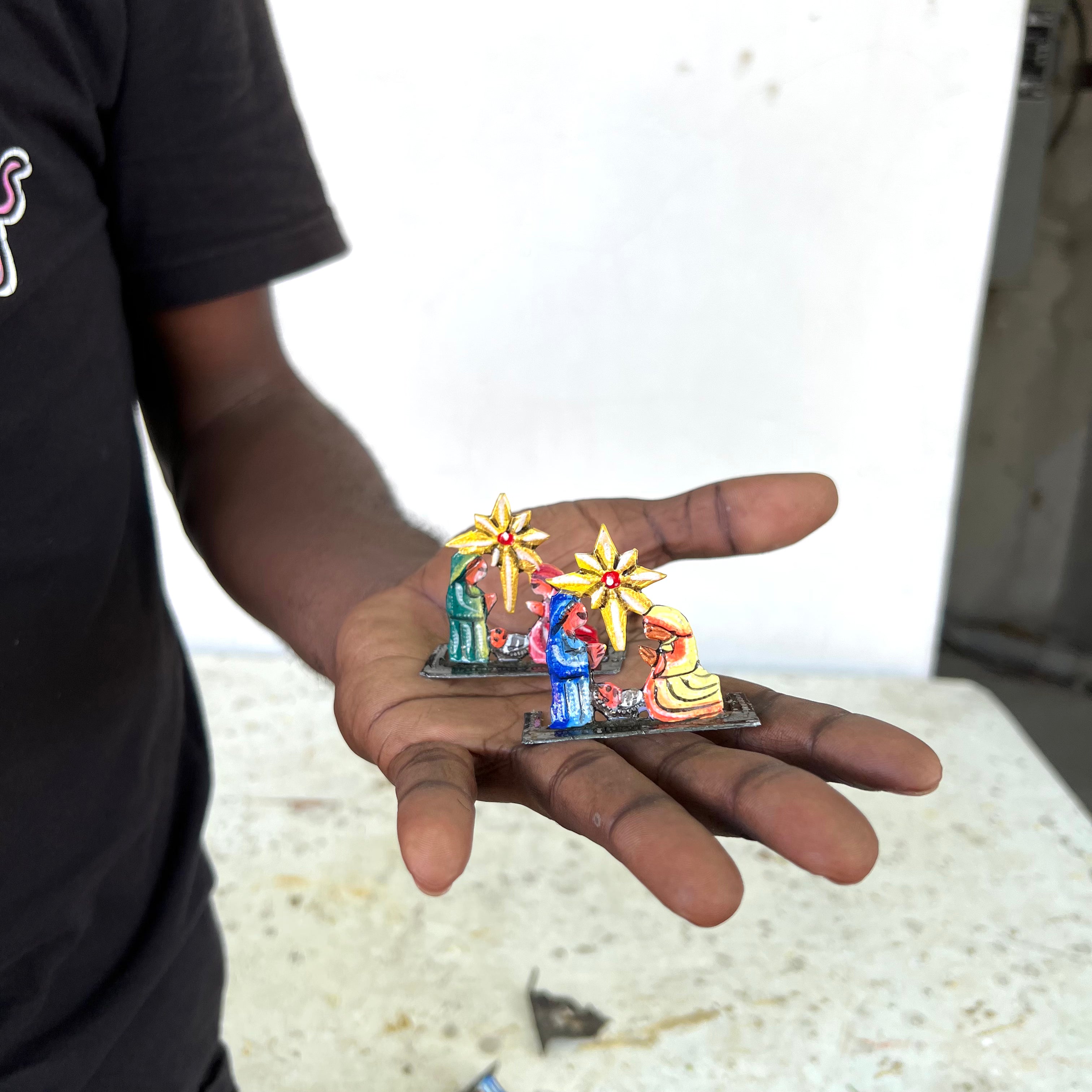 World’s Smallest Nativity- Painted