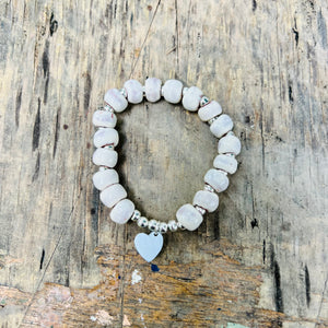 Aluminum Heart Bracelet