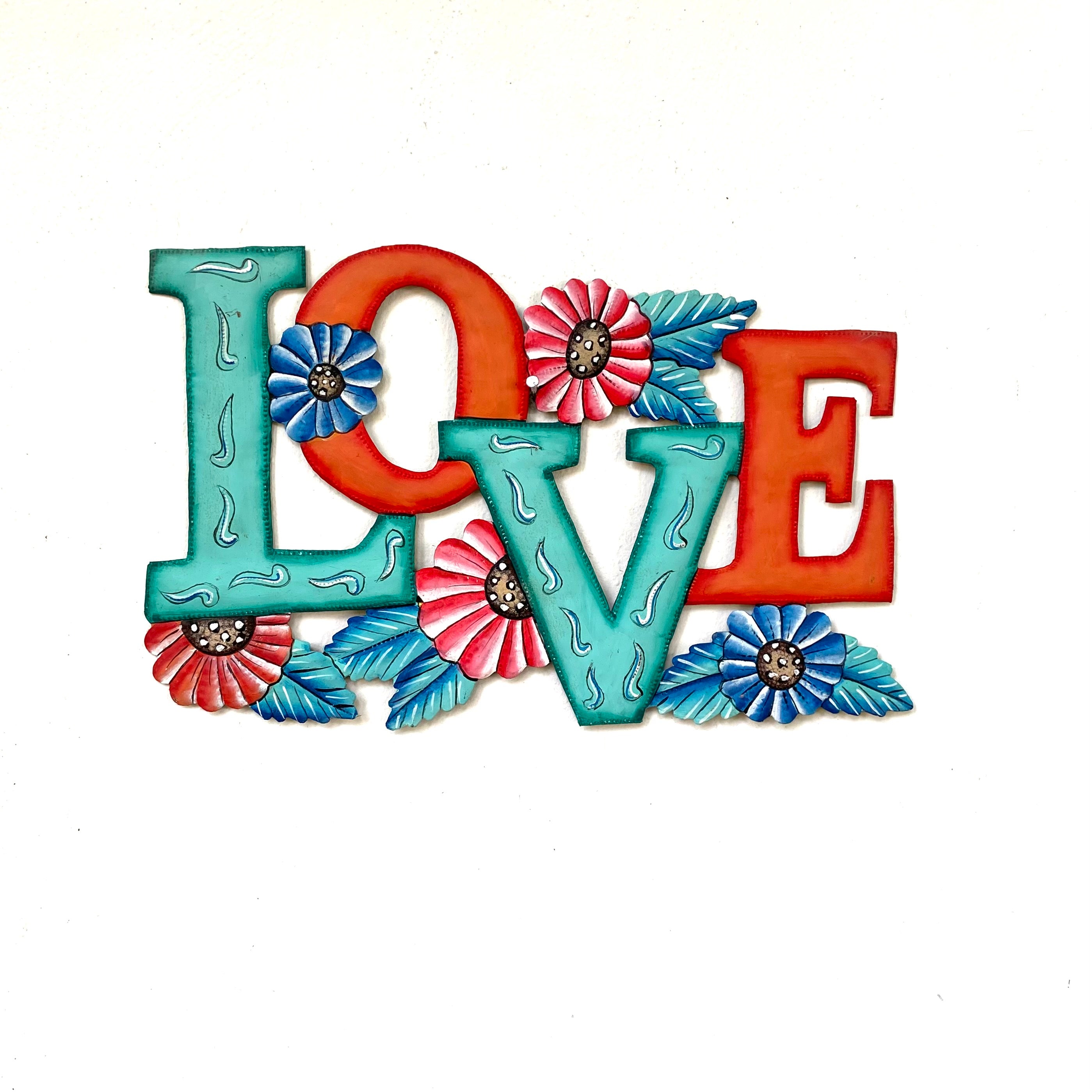 Orange and Turquoise Love