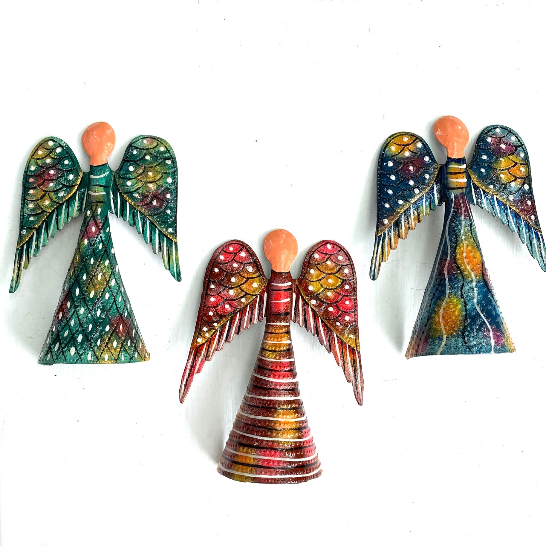 Standing Angels- Jewel Tones (Set of 3)