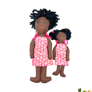 Mother- Daughter Haitian doll Set