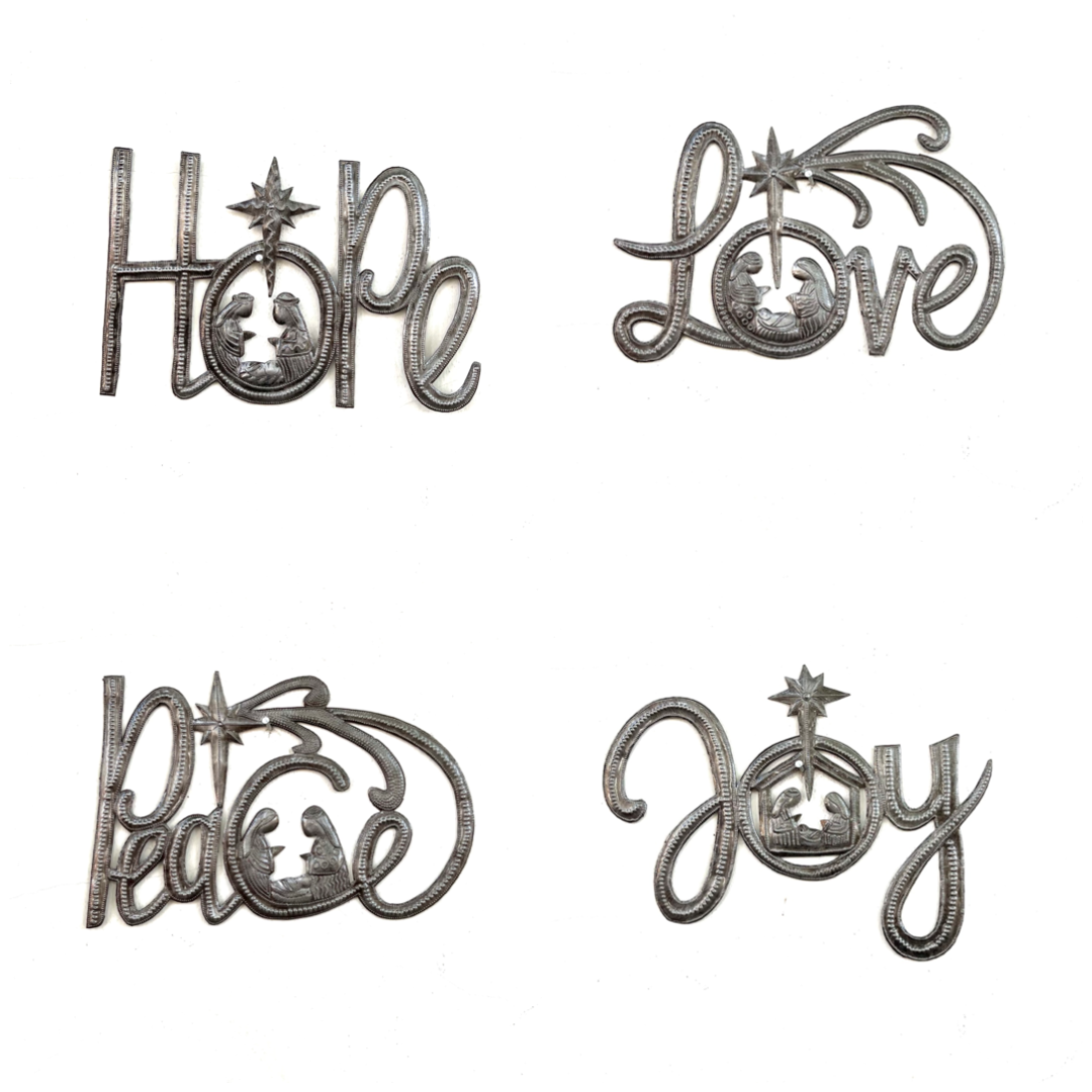 Remilus Nativity Words (Set of 4)