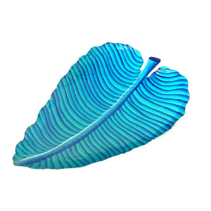 Gauyo Turquoise Leaf Bowl