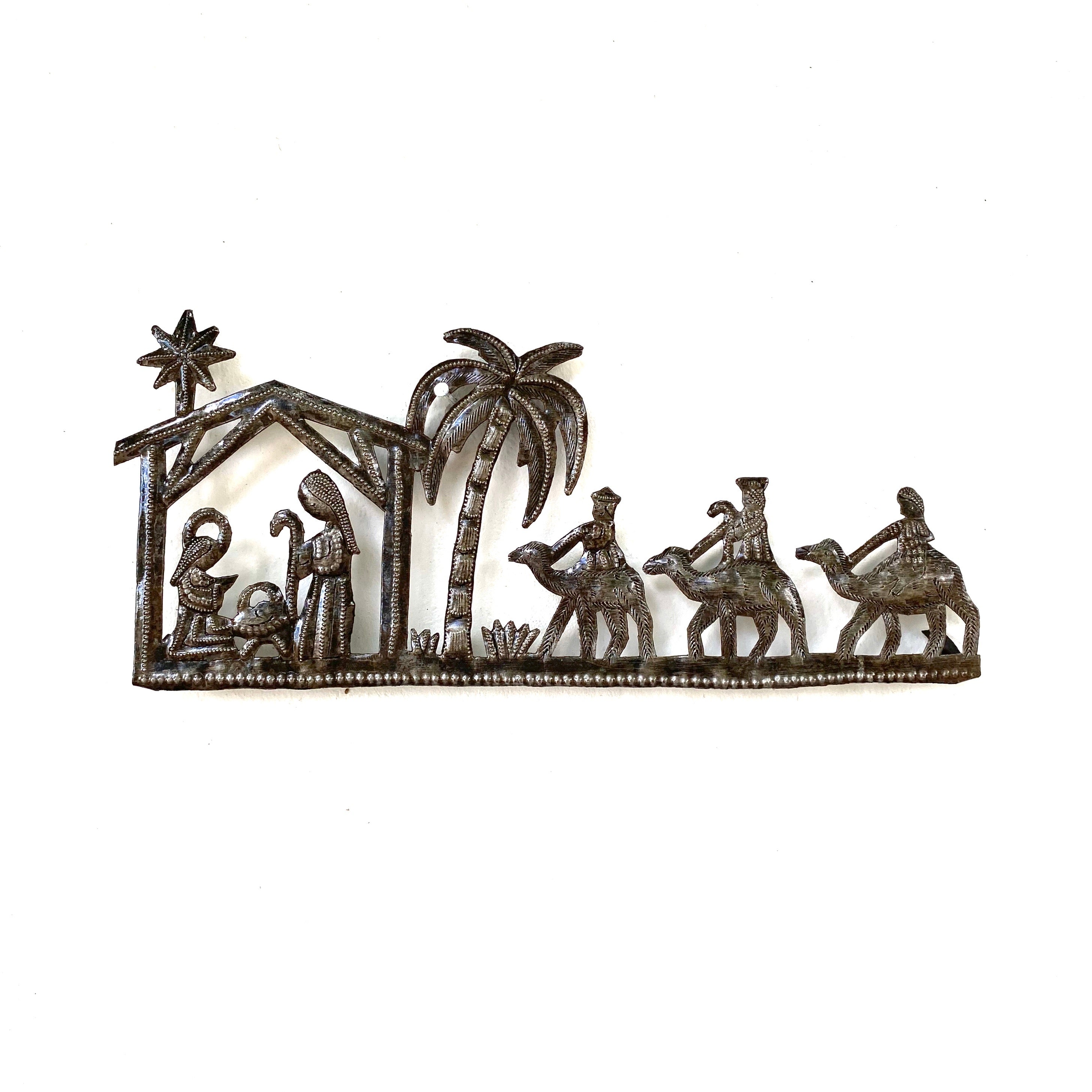 Three Camels Standing Nativity