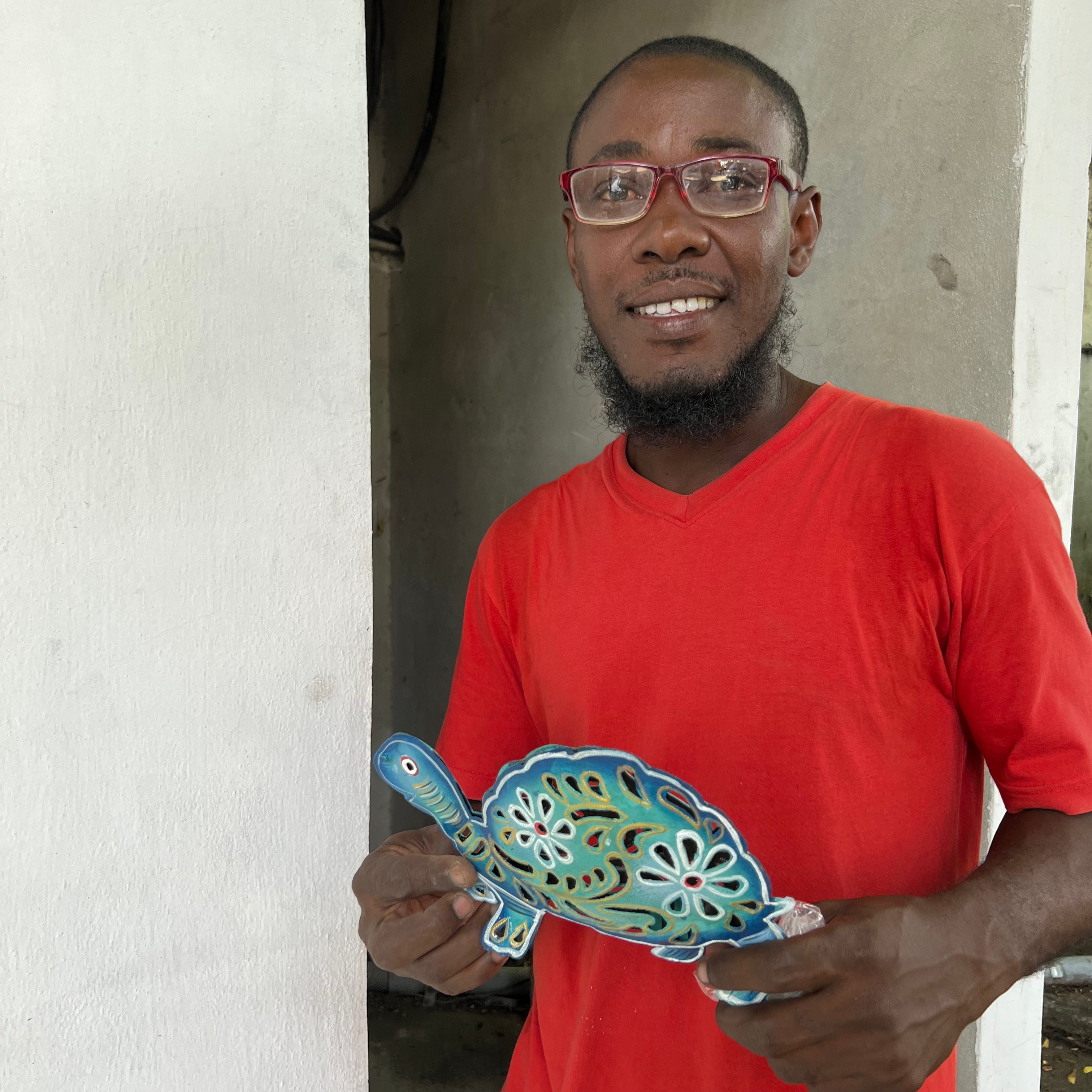 Painted Standing Turtle