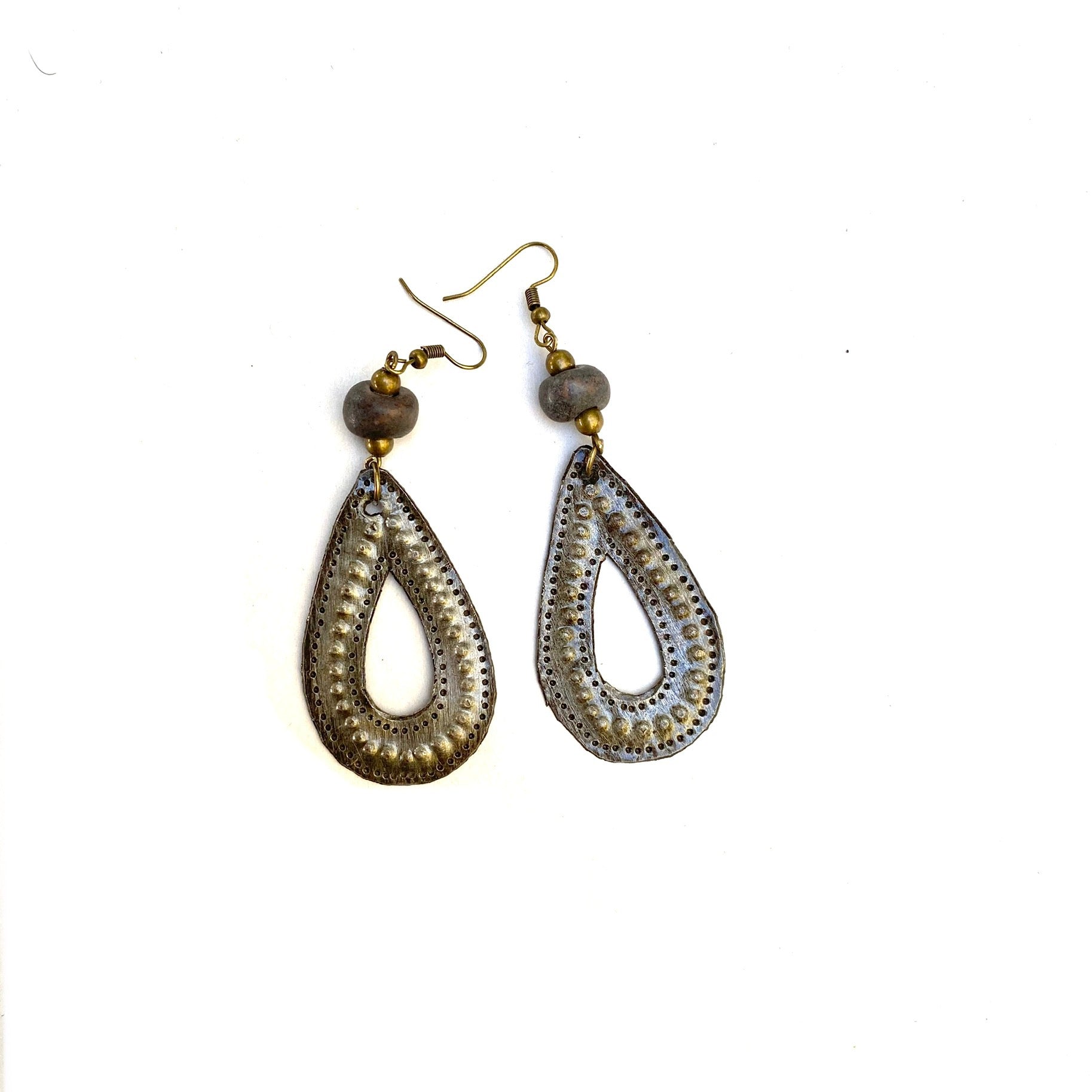 Metallic Metal Open Teardrop Earrings – Kate Tuesday Wholesale