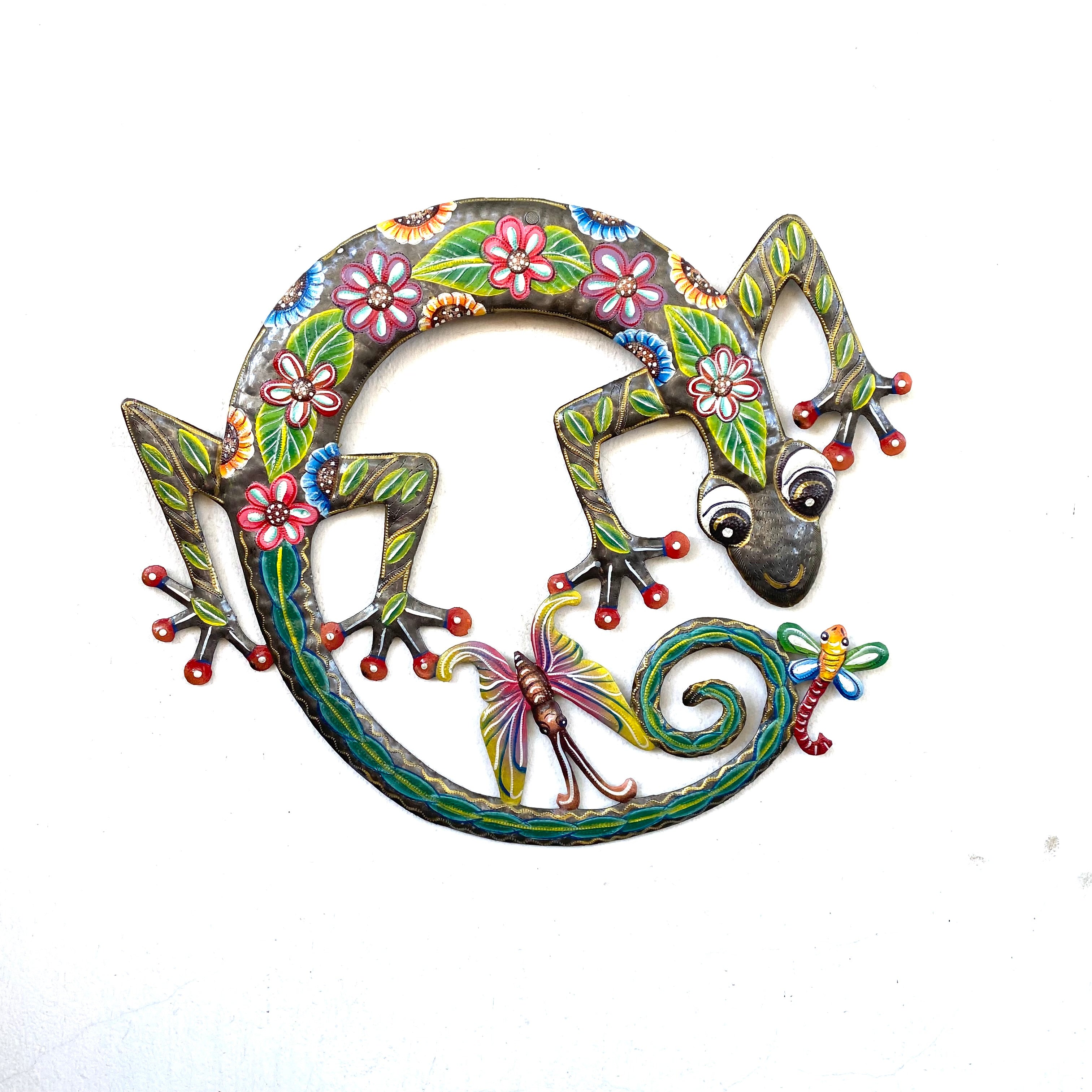 Salamander and Butterflies