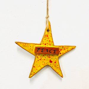 Ceramic Star Ornament
