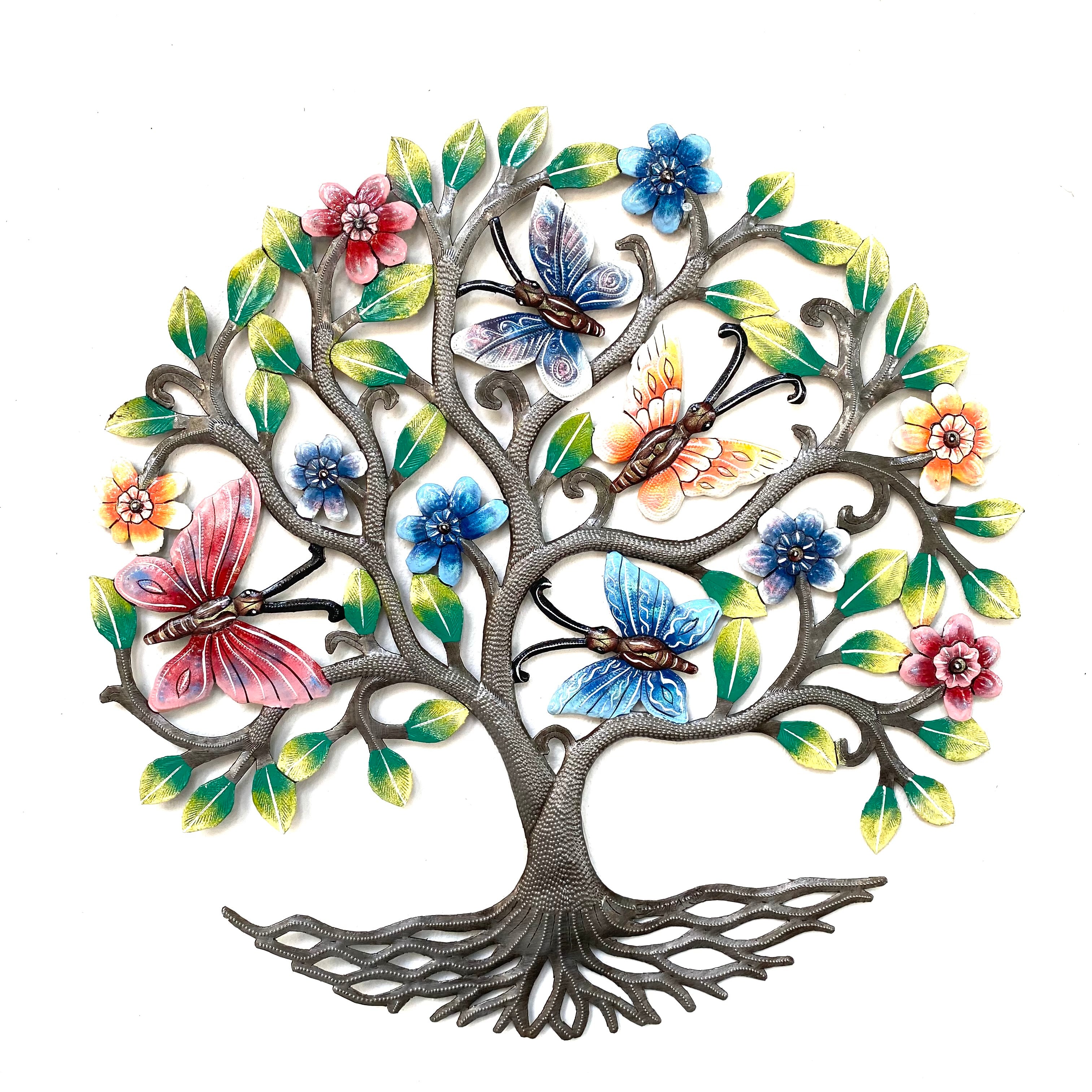 Large Butterflies in Tree