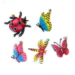 Insect Ornaments  (Set of 5 Assorted)