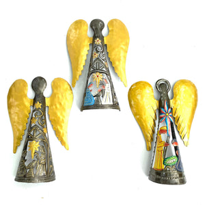 Gold Angel Nativity (Set of 3)