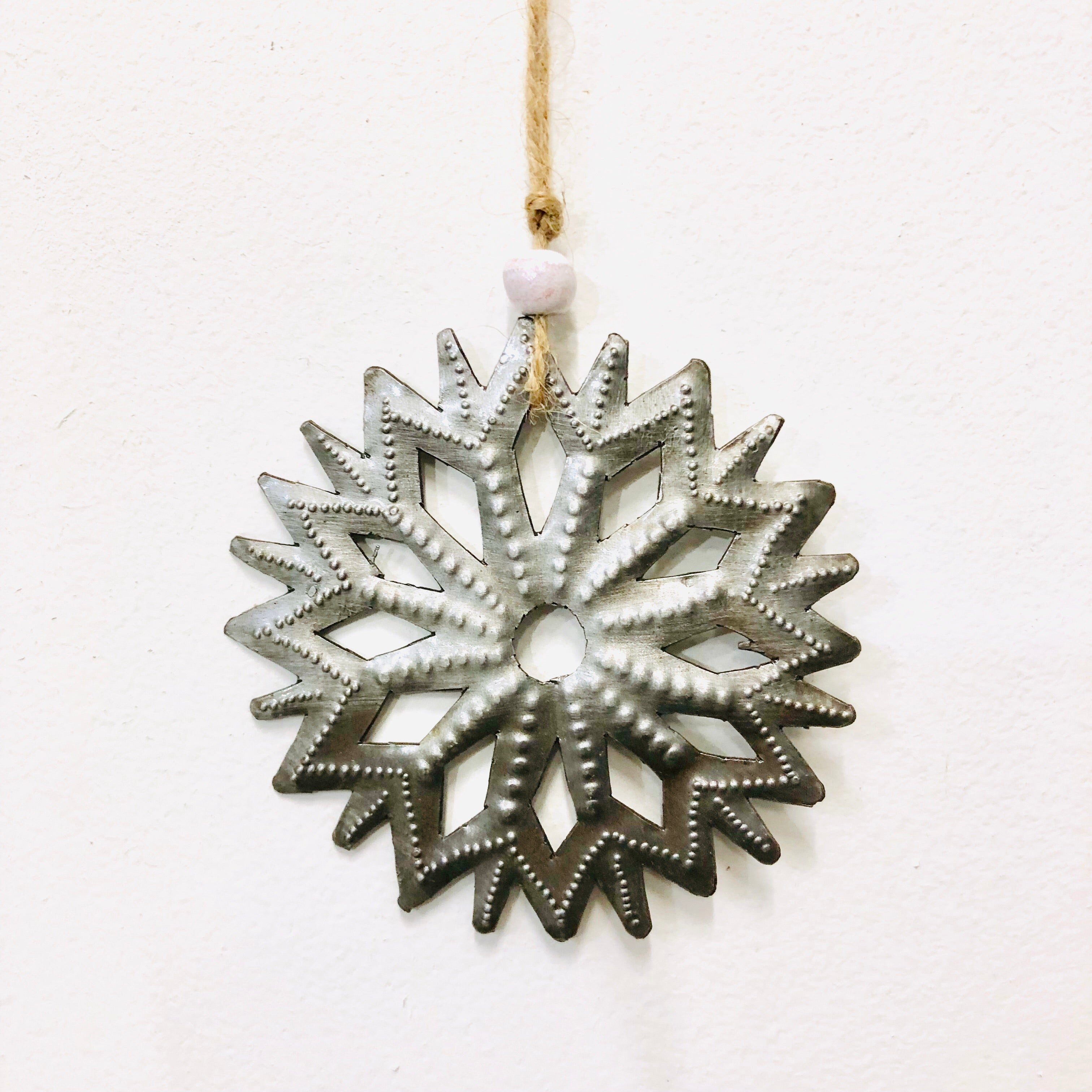 Steel Snowflake Ornament
