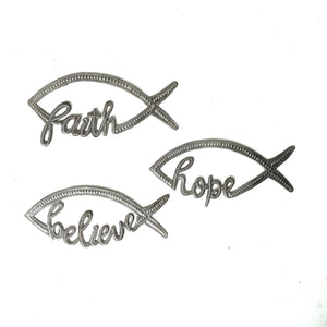 Hope Believe Faith Fish