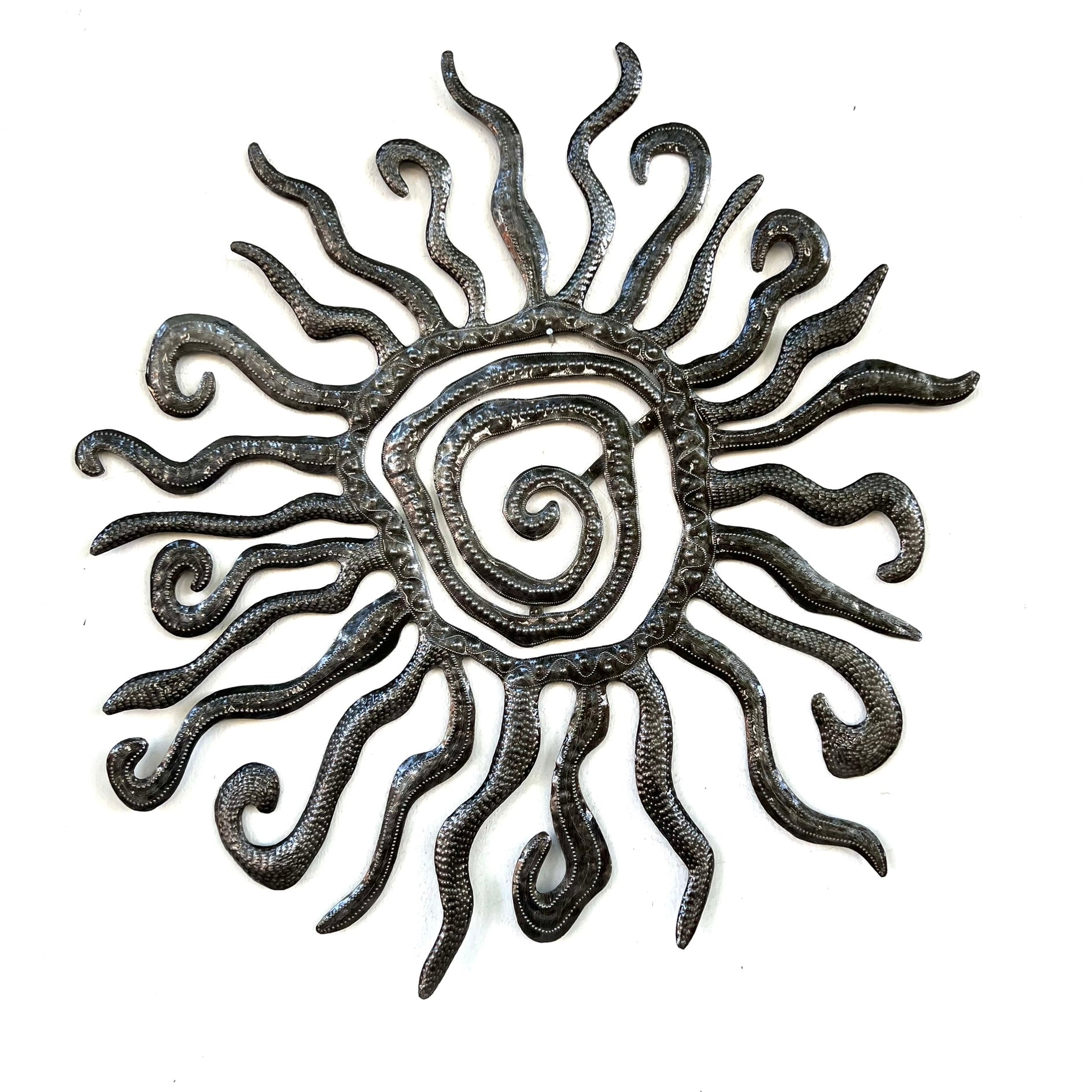 Whimsical Sun - Brushed Metal