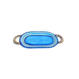 Gauyo Oval Bleu Platter