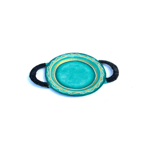Gauyo Green Round Platter #1