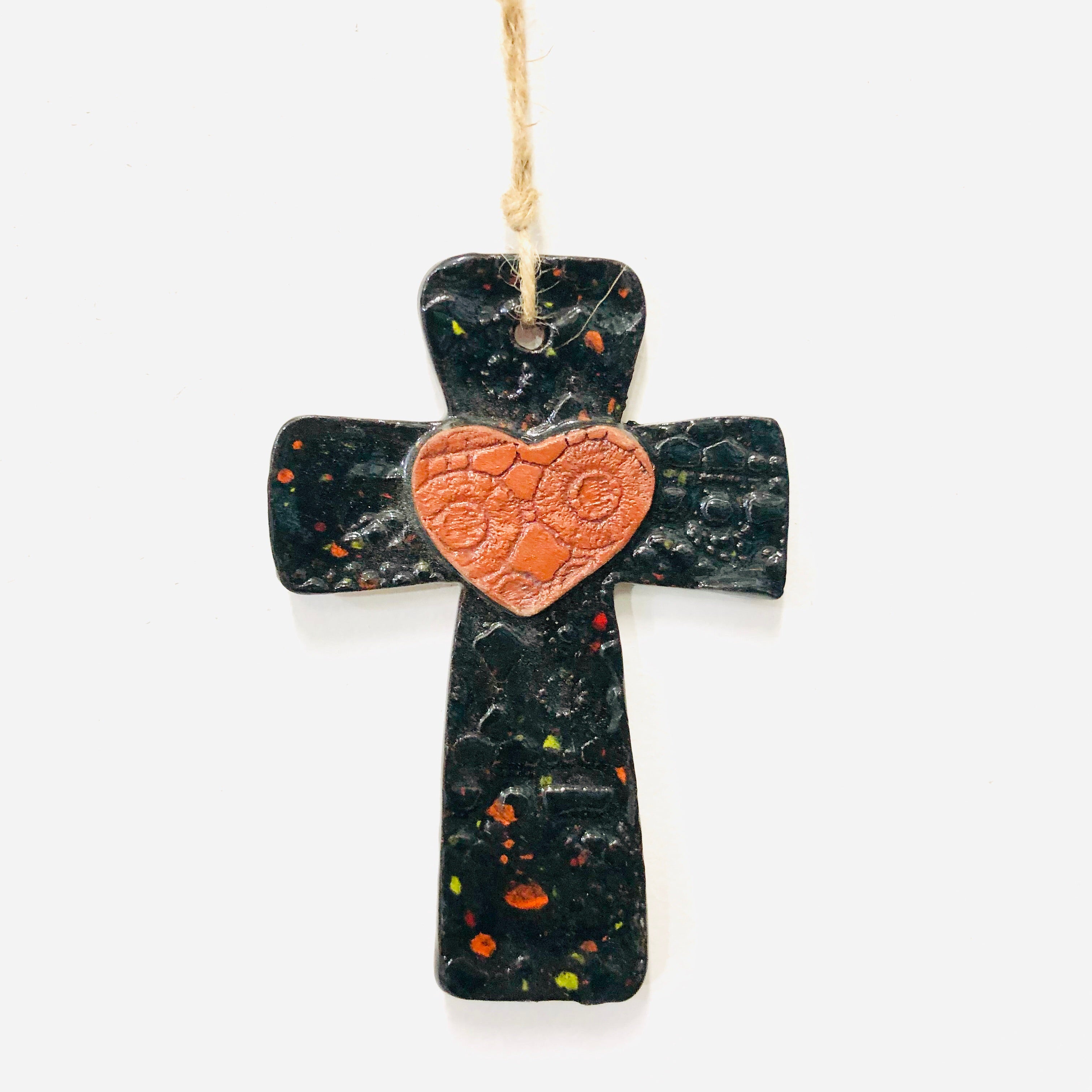 Calliope Heart Ceramic Cross Papillon Wholesale 