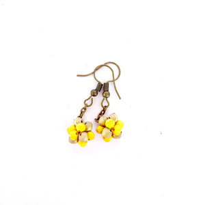 Micro-bead Popcorn Earrings