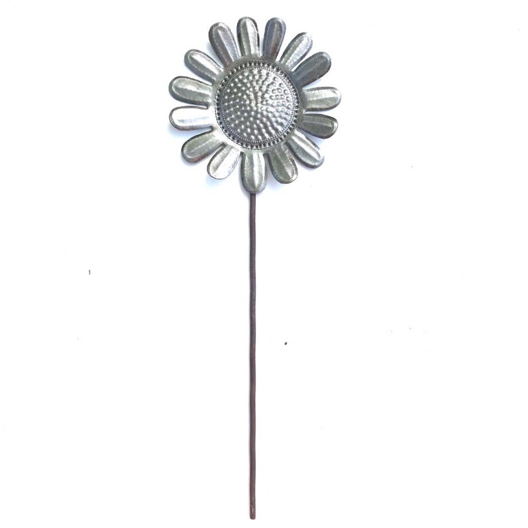 New! Set of 8 Steel Drum Flower Garden Stakes