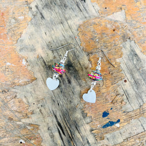 Aluminum Heart Earring