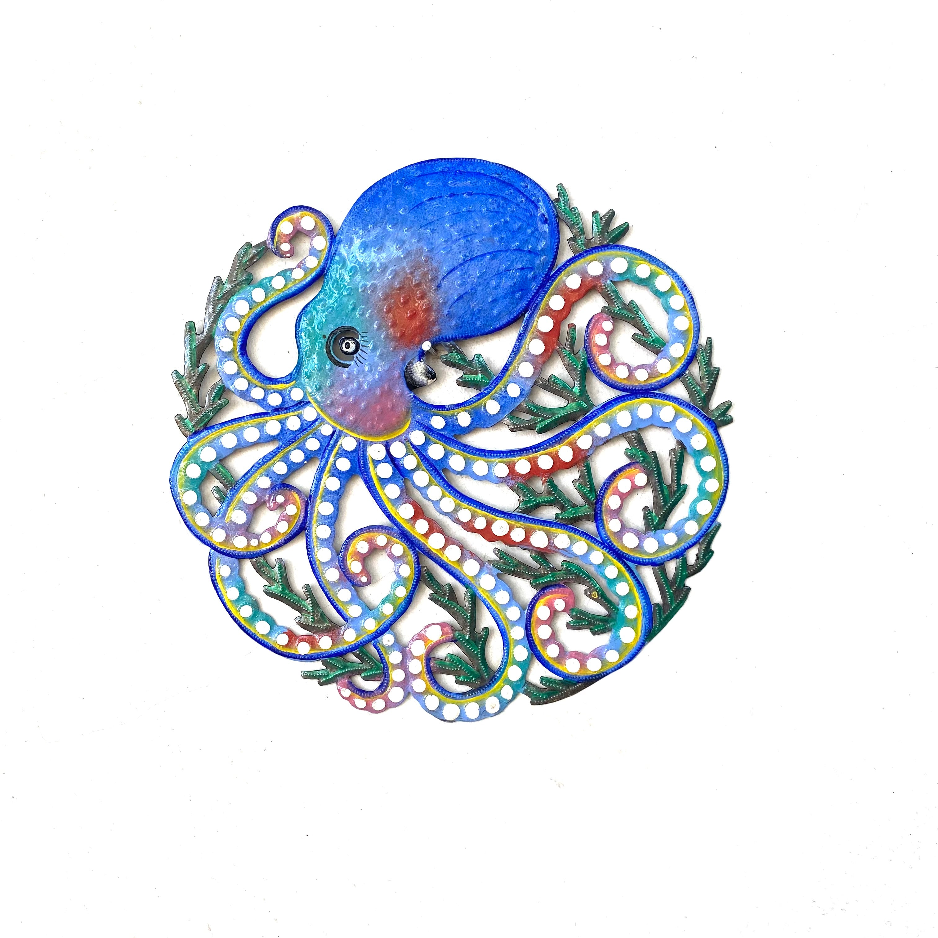Medium Blue Octopus