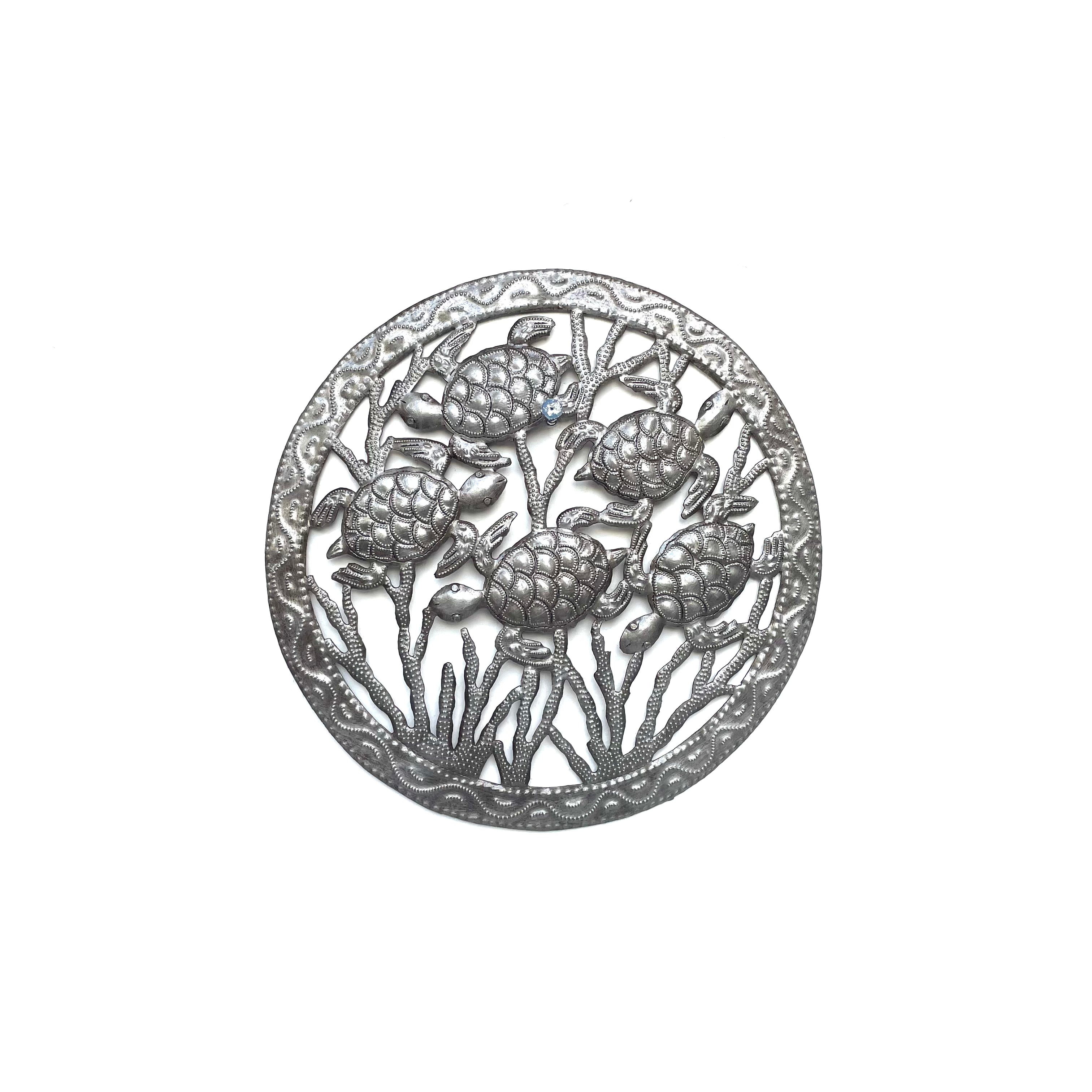 Nesmy Round Simple Metal Art #2