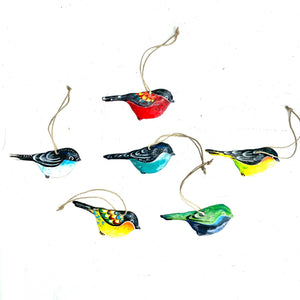 Little Bird Ornament (Set of 6)