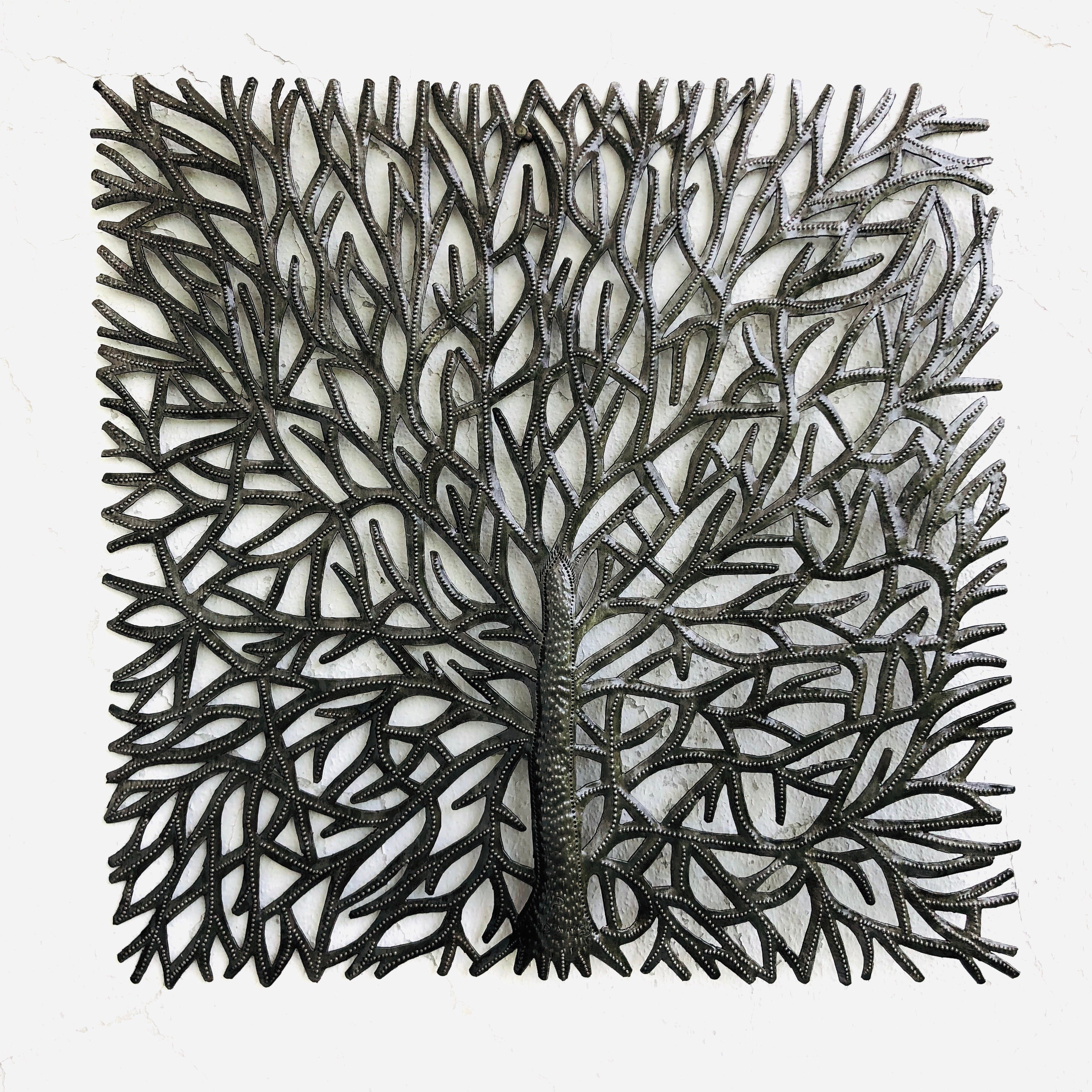 Medium Square Tree Statement Wall Hanging